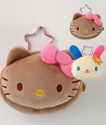 【サンリオキャラクターズ】ポーチキティカラビナ付