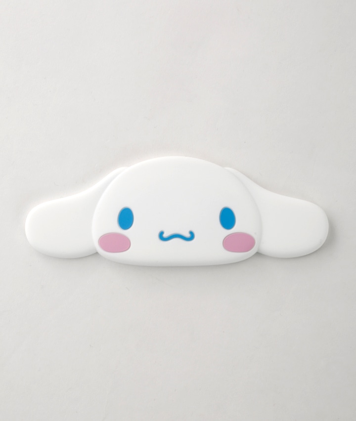 【サンリオキャラクターズ】（シナモロール）ダイカットシリコンミラーシナモロール