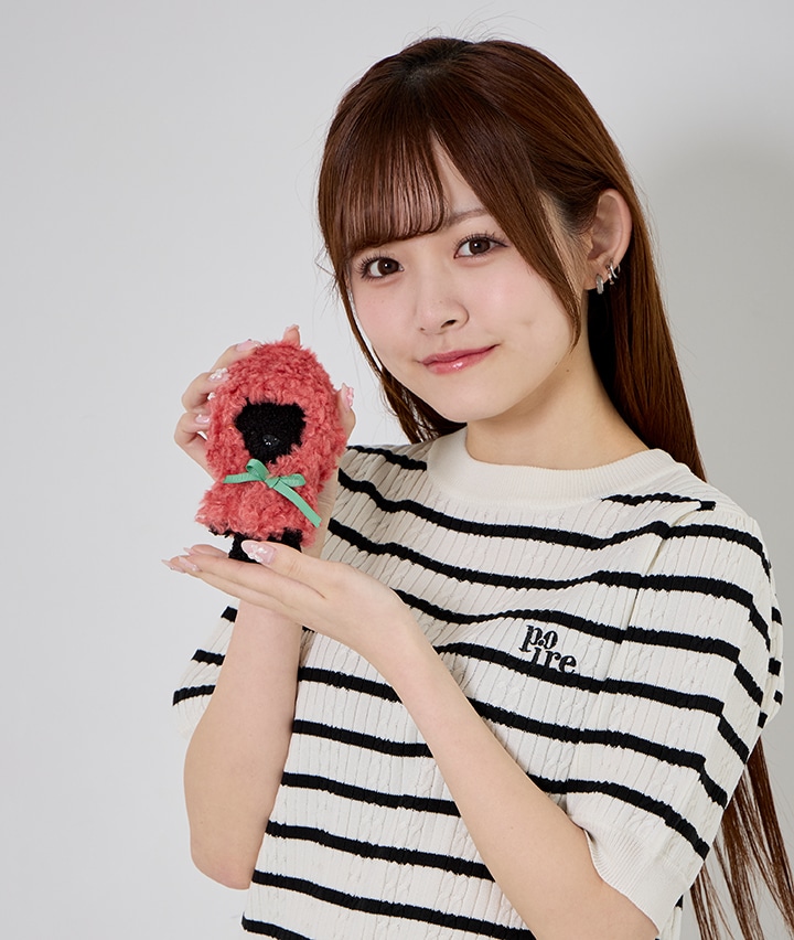 イチゴぬいぐるみポンチョ（レッド）