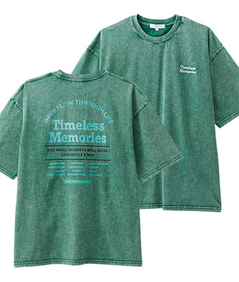 スノーウォッシュ加工プリントＴシャツ