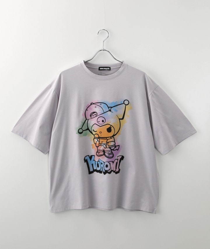 【サンリオキャラクターズ】（クロミ）（ＵＶカット・軽量ストレッチ）プリントＴシャツ