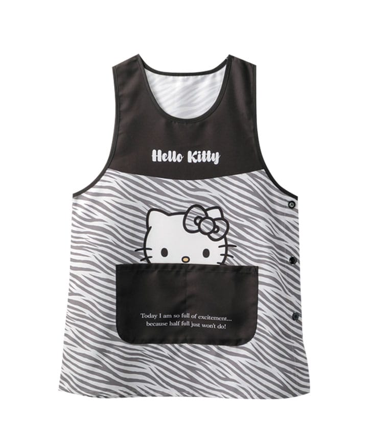 【サンリオキャラクターズ】（ハローキティ）ゼブラエプロン