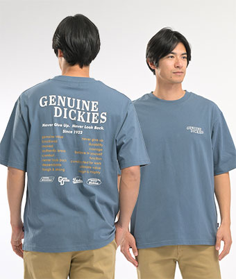 【ＧＥＮＵＩＮＥ　ＤＩＣＫＩＥＳ】天竺バックプリントＴシャツ