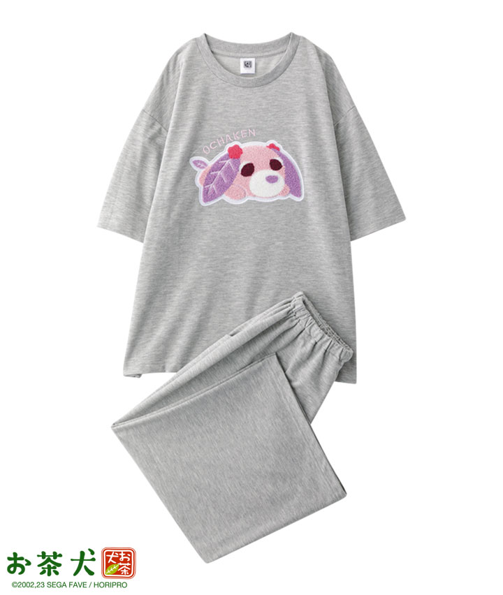 【お茶犬】ミニ裏毛ルームウェア