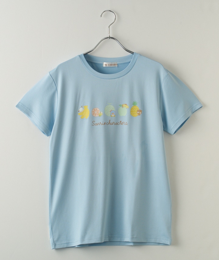 【サンリオキャラクターズ】サンリオフルーツ柄Ｔシャツ