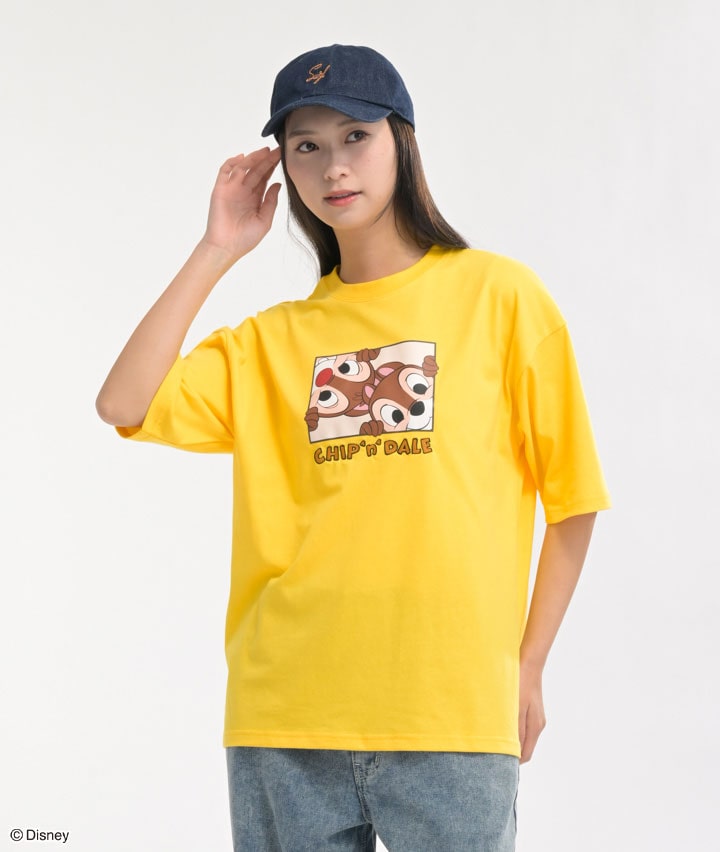 【Ｄｉｓｎｅｙ】（チップとデール）プリントＴシャツ