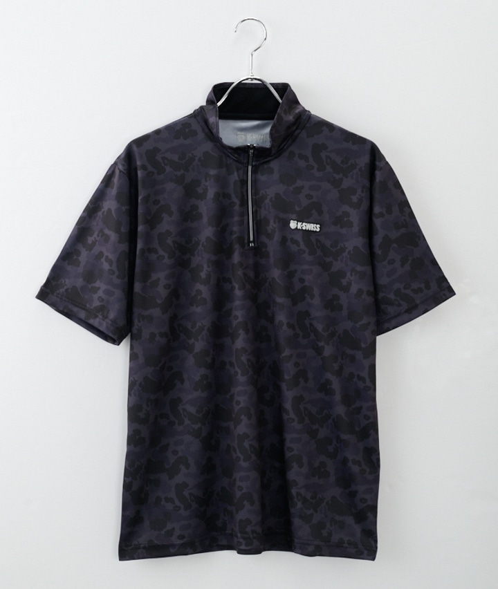 【Ｋ・ＳＷＩＳＳ】ハーフジップＴシャツ