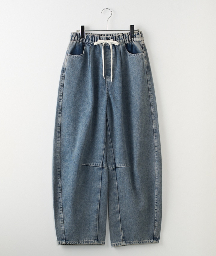デニムバレルパンツ