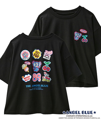 ＡＮＧＥＬ ＢＬＵＥ】女児短丈Ｔシャツ(１４０㎝ ブラック): ベビー 