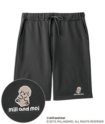 【ｍｉｌｌ ａｎｄ ｍｏｉ】ミニ裏毛ハーフパンツ