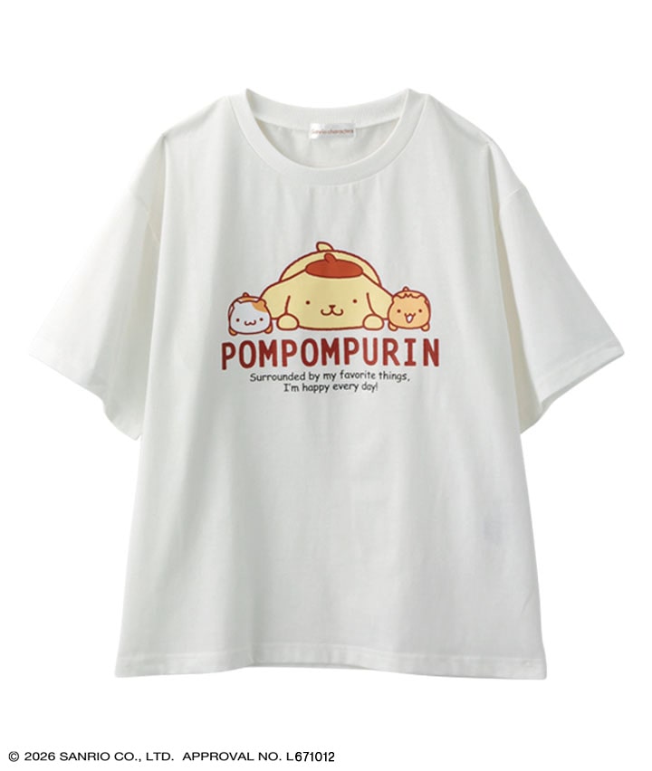 【サンリオキャラクターズ】プリントＴシャツ