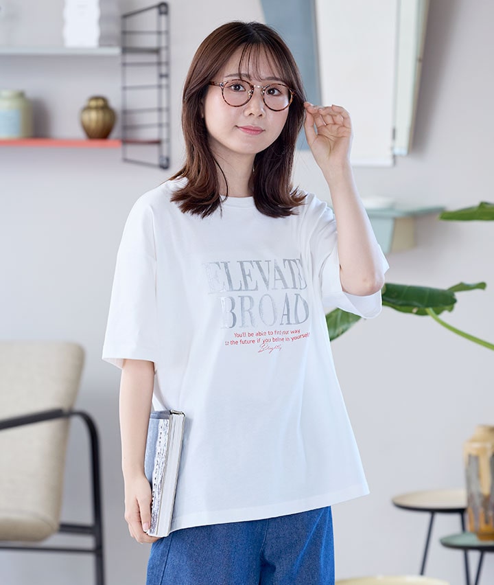 箔ロゴＴシャツ