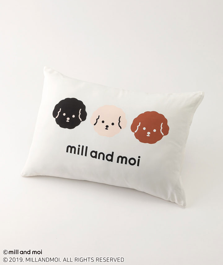 【ｍｉｌｌ ａｎｄ ｍｏｉ】カバー付き枕