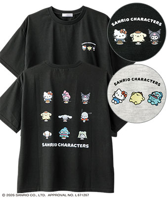 【サンリオキャラクターズ】Ｔシャツ