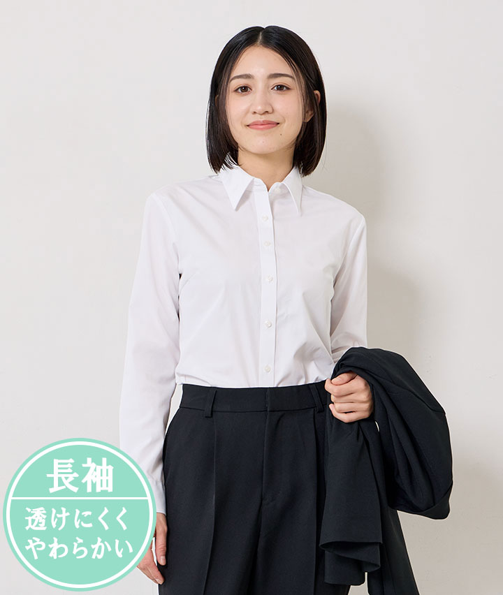 （多機能）ベーシックシャツブラウス