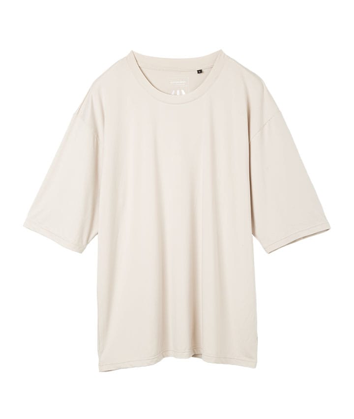（ソフトタッチ・吸汗速乾・ストレッチ・ＵＶカット）オーバーサイズＴシャツ