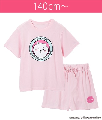 ちいかわ】（ちいかわ）女児半袖Ｔシャツ＋ショートパンツセット（１４０ｃｍ～）(１４０㎝ ピンク): ベビー・キッズ｜パシオスNet - 公式通販