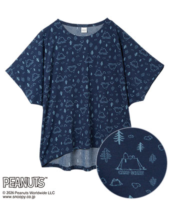 【ＰＥＡＮＵＴＳ】（スヌーピー）ドルマンＴシャツ