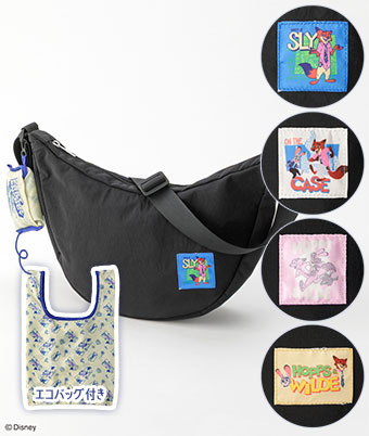 【Ｄｉｓｎｅｙ】（ズートピア）エコバッグ付ショルダーバッグ