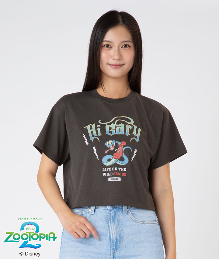 【Ｄｉｓｎｅｙ】（ゲイリー）ショート丈プリントＴシャツ
