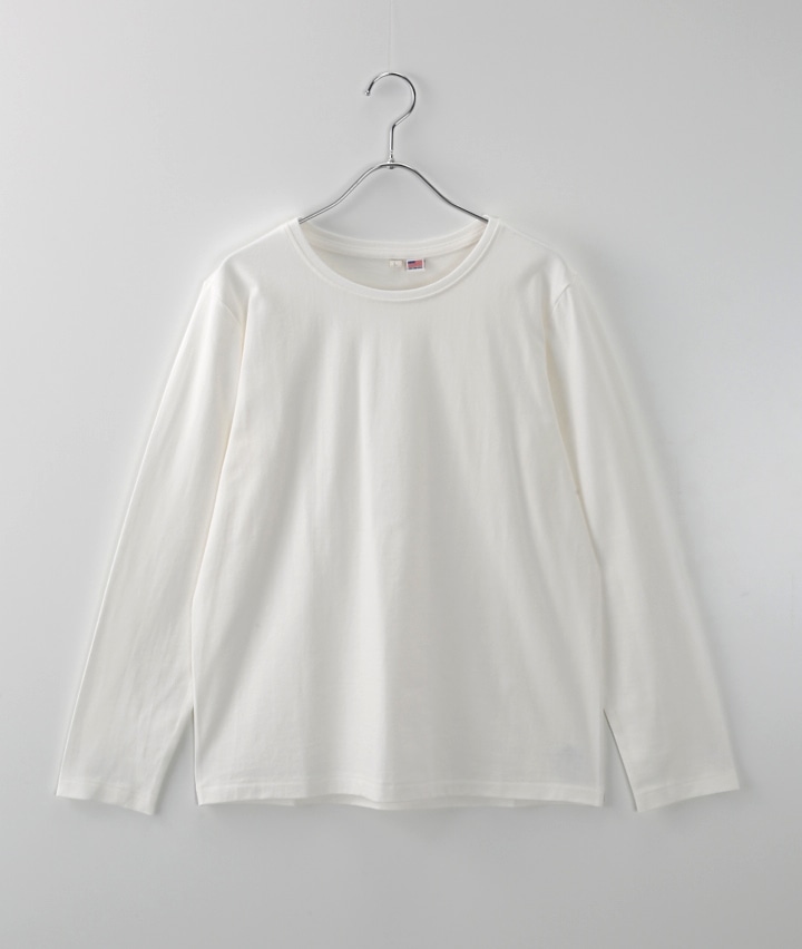 （コットンＵＳＡ）丸胴ロングスリーブＴシャツ