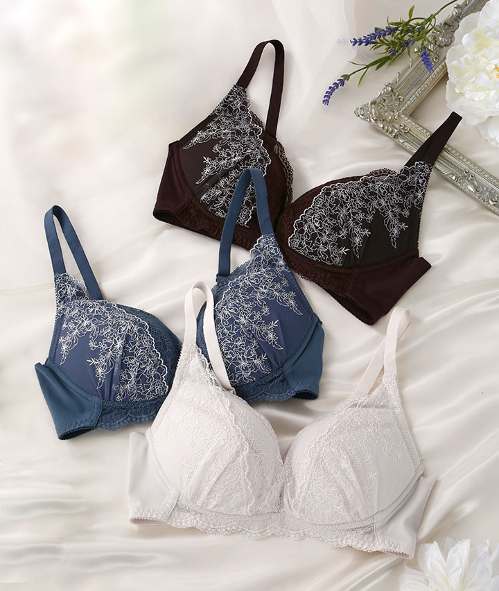 （ぴとブラ）（ストレッチカップ使用）ノンワイヤーブラジャー