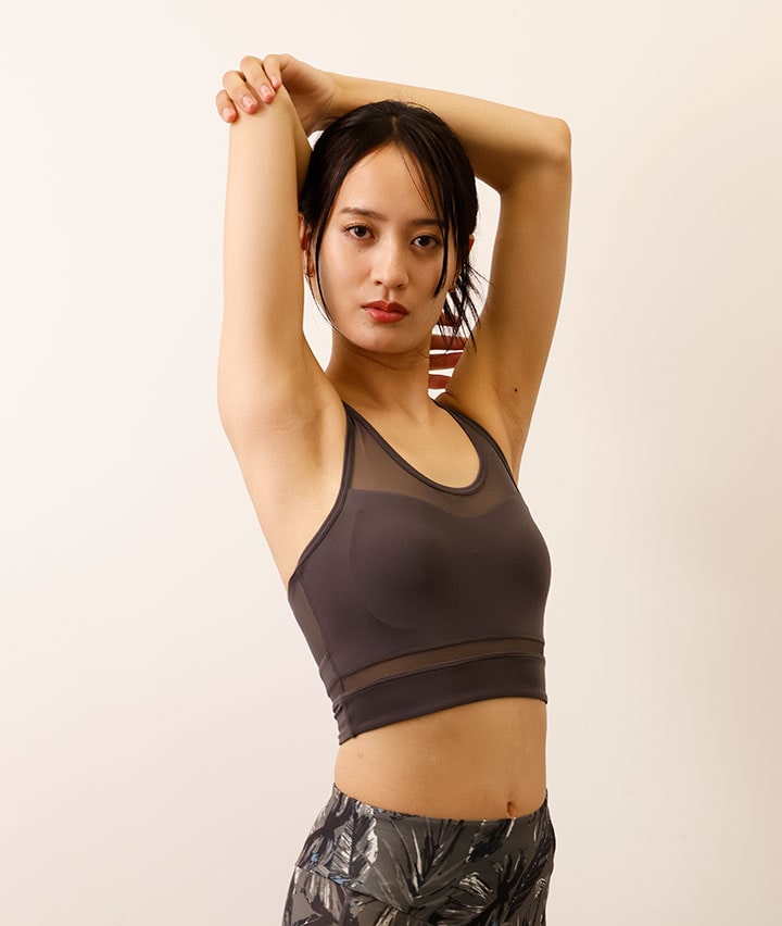 （究極に動きやすい）（背中全面メッシュ）レーサーバックスポーツブラジャー