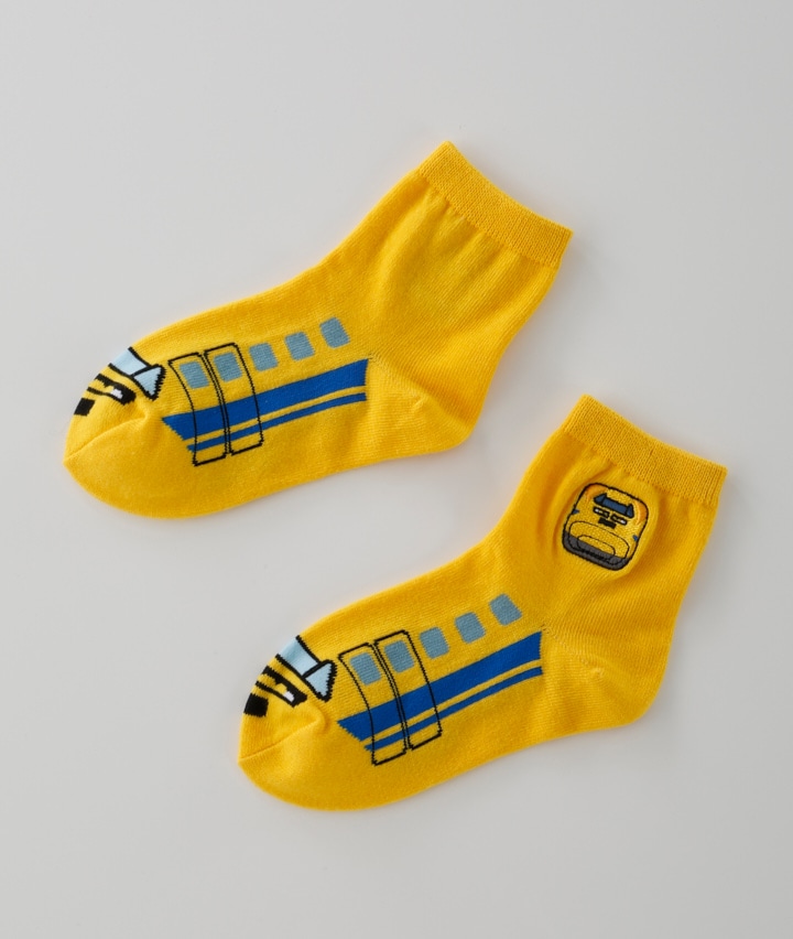 【鉄たび】（ドクターイエロー）（１足物）ロークルーソックス