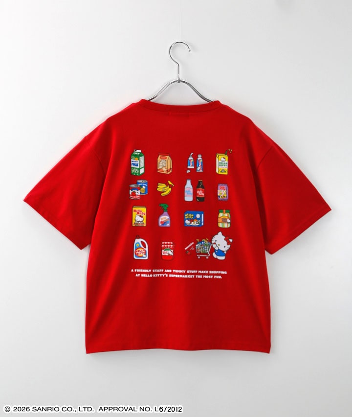 【サンリオキャラクターズ】バックプリントＴシャツ