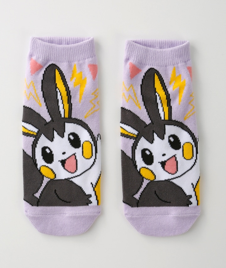 【ポケットモンスター】（エモンガ）（１足物）フロント柄ソックス