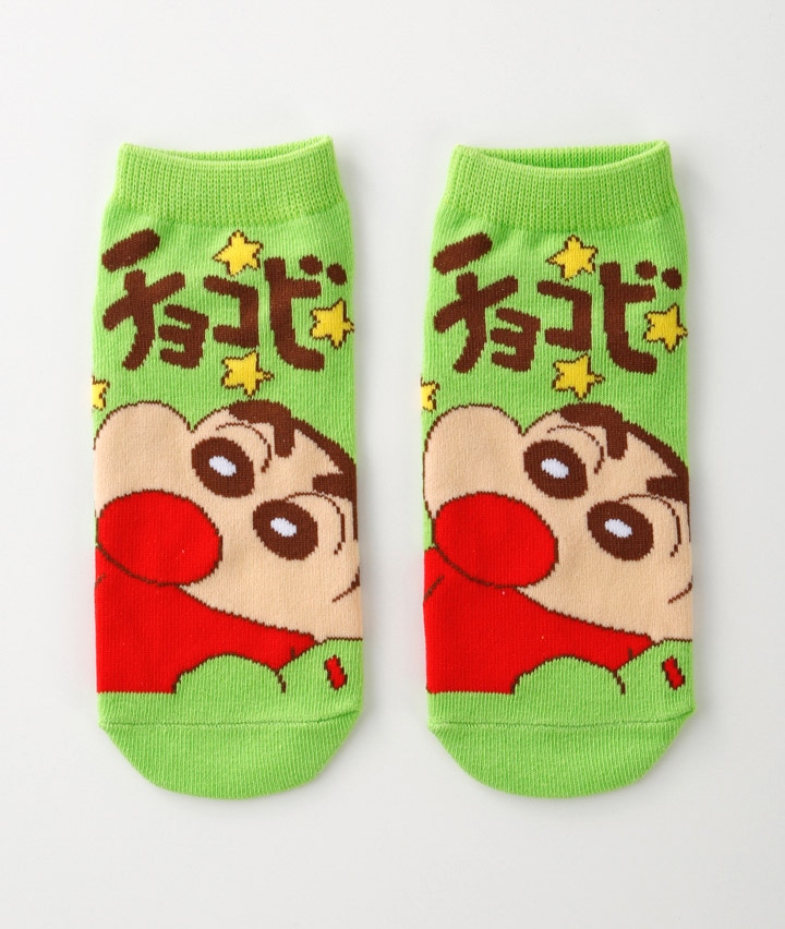 【クレヨンしんちゃん】（チョコビ）（１足物）フロント柄ソックス