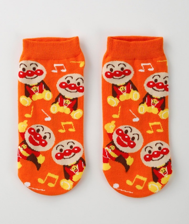 【それいけ！アンパンマン】（アンパンマン）（１足物）フロント柄ソックス