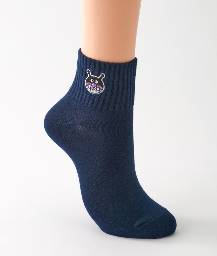 【それいけ！アンパンマン】（バイキンマン）（１足物）スクールソックス