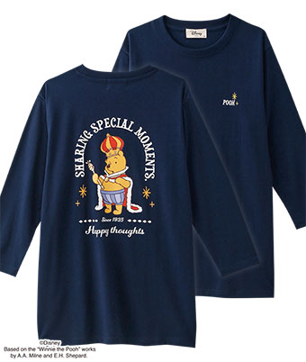 【Ｄｉｓｎｅｙ】（くまのプーさん）七分袖プリントＴシャツ