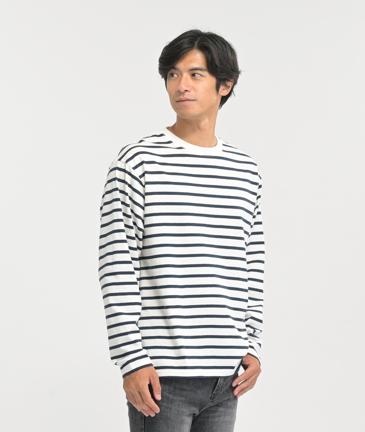 【ＵＳＡコットン】ボーダーＴシャツ