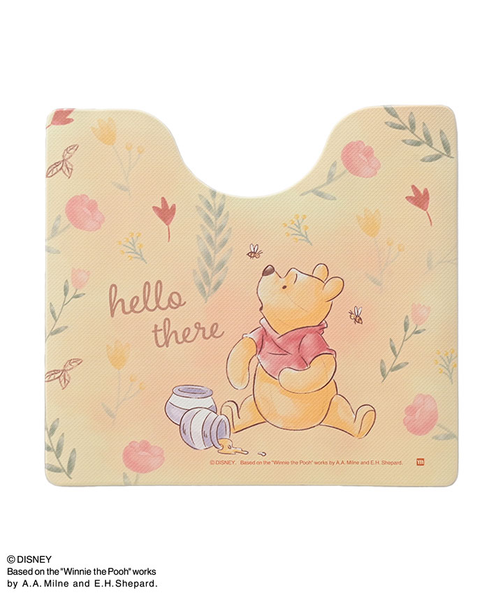 【Ｄｉｓｎｅｙ】（くまのプーさん）ＰＶＣトイレマット ハローナチュラル