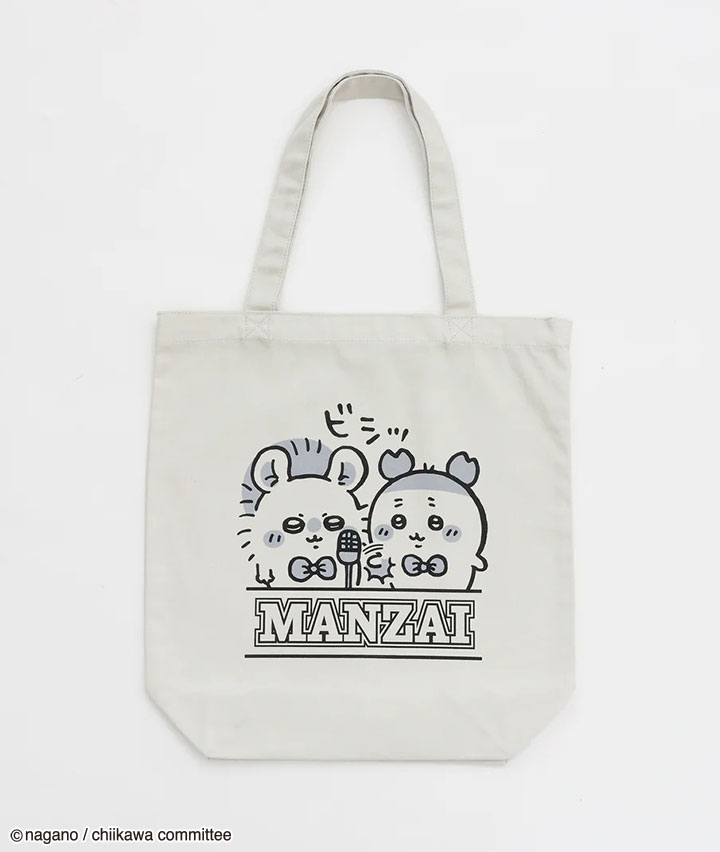 【ちいかわ】帆布縦トートバッグ（モモンガ　古本屋）