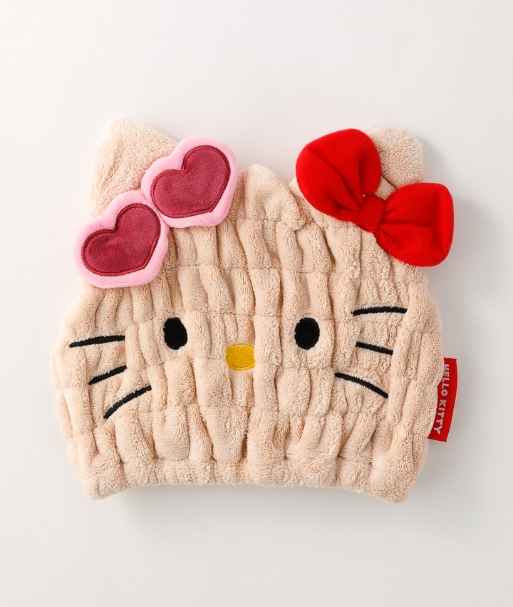 【サンリオキャラクターズ】（ハローキティ）タオルキャップ キティ日焼け