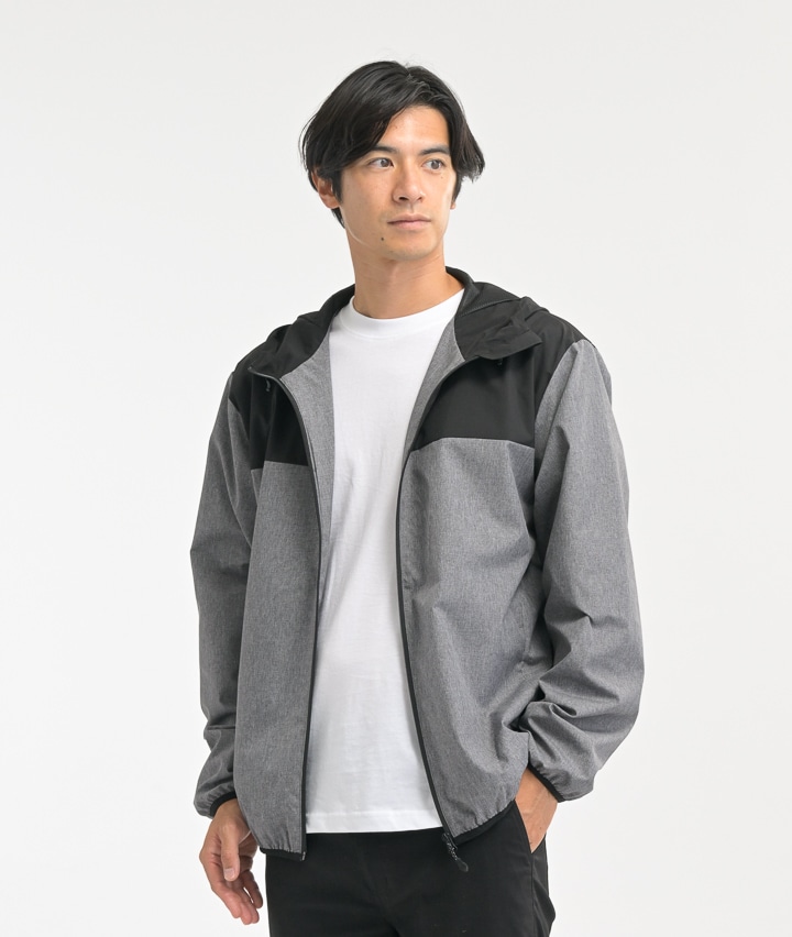 （防風・撥水）パーカブルゾン