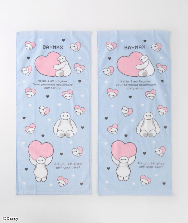 【Ｄｉｓｎｅｙ】（ベイマックス）（２枚組）フェイスタオル