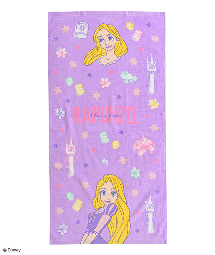 【Ｄｉｓｎｅｙ】（ラプンツェル）バスタオル