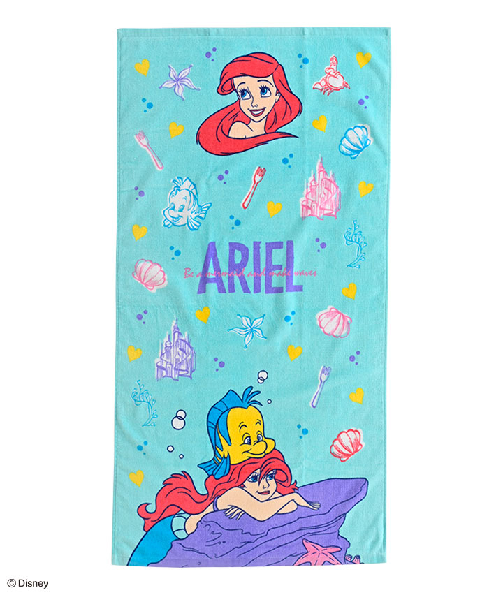 【Ｄｉｓｎｅｙ】（アリエル）バスタオル