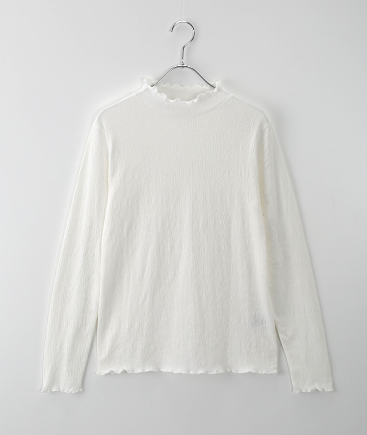 メロウハイネックニット楊柳風Ｔシャツ