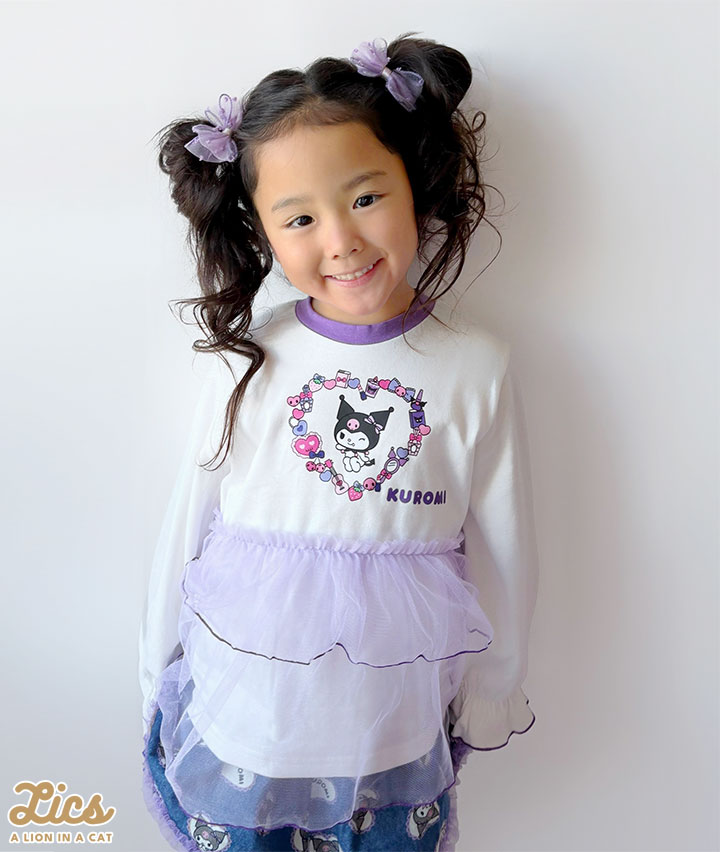 KUROMI×IKUMI フリースプルオーバー KUROMI×IKUMI フリースプルオーバー