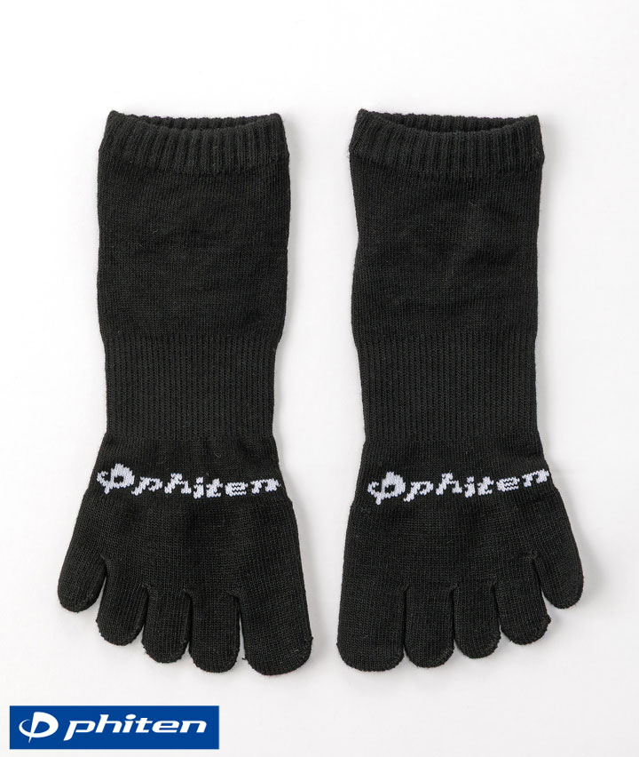 【Ｐｈｉｔｅｎ】（１足物）サポート入り５本指ソックス