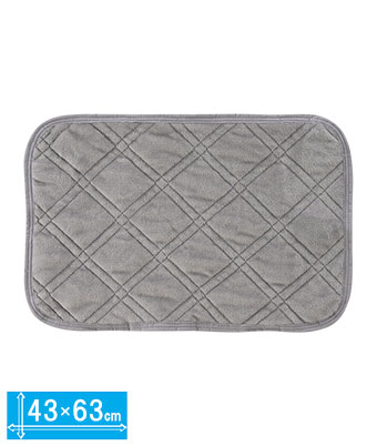 リバーシブル枕パッド（あったか素材＋ニットワッフル素材）　４３×６３ｃｍ