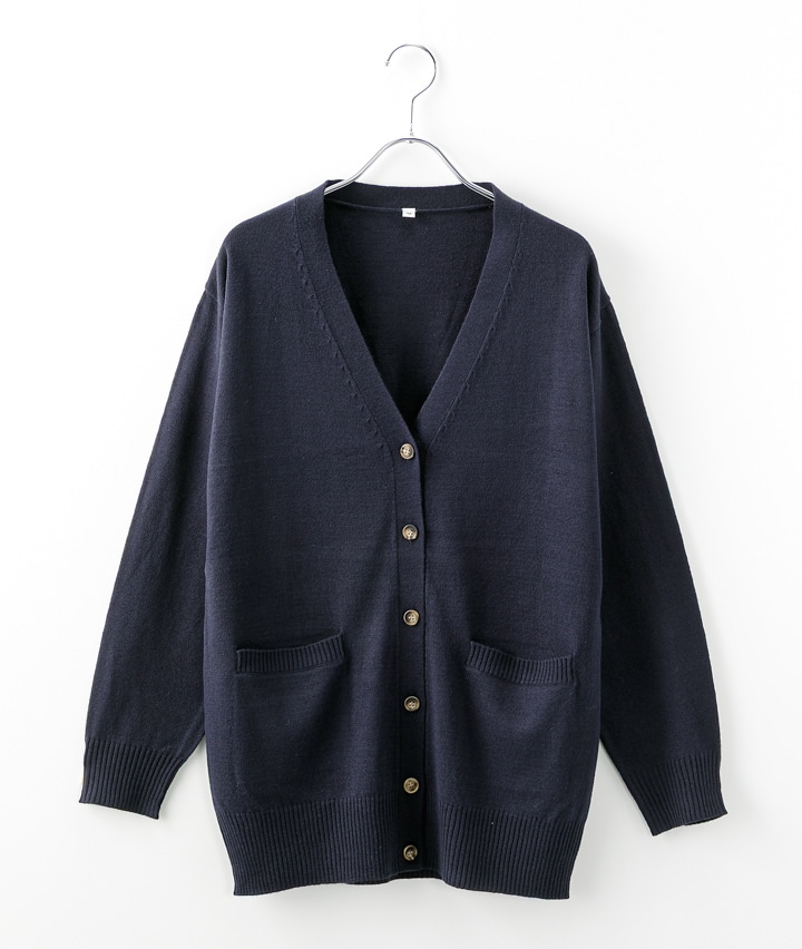 【クレヨンニット】Ｖネックカーディガン