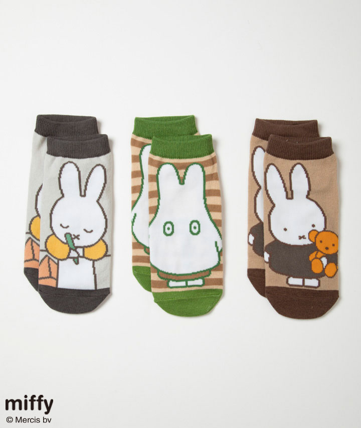 【ｍｉｆｆｙ】（３足組）フロントソックス
