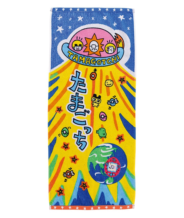 【たまごっち】くちぱっちパッケージ フェイスタオル