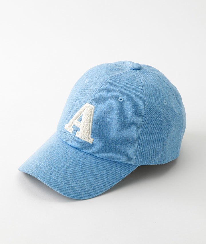 Ａ刺繍ワッペンデニムＣＡＰ